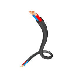 Repro kabel 2x3,5mm černý 100m