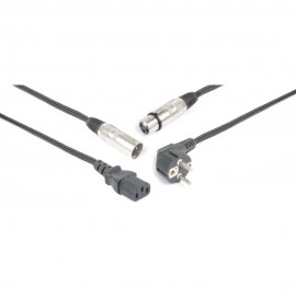 Power/Signal Cable Audio XLR 10m, napájecí a signálový kabel v jednom