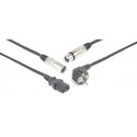 Power/Signal Cable Audio XLR 10m, napájecí a signálový kabel v jednom